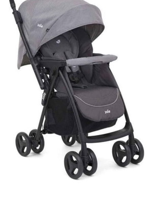 Joie stroller like new with rain cover and forward-backward view