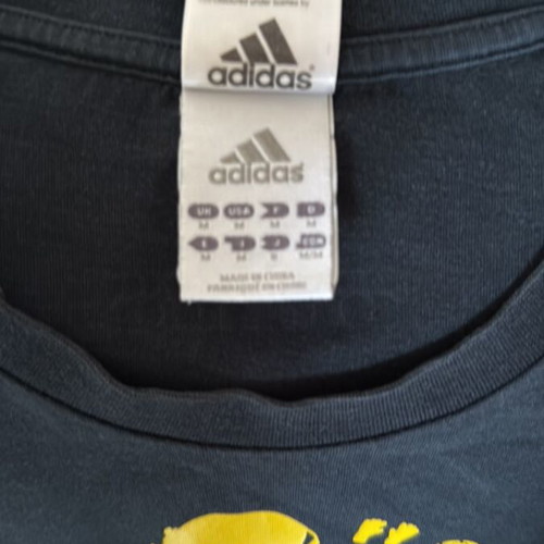 Adidas World Cup 2010 South Africa T-shirt used, size M, black and yellow