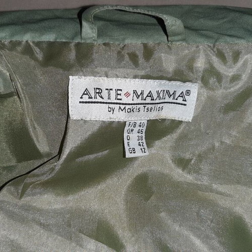 Arte Maxima by Makis Tselios women's windbreaker jacket new, olive