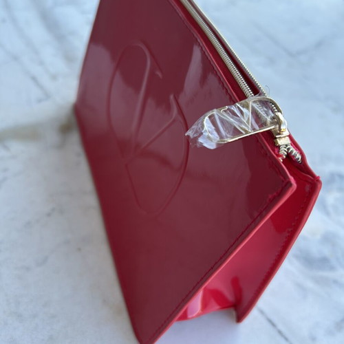Valentino Garavani makeup bag new, red