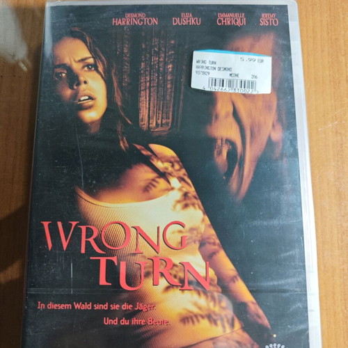Wrong Turn DVD new, thriller with German subtitles