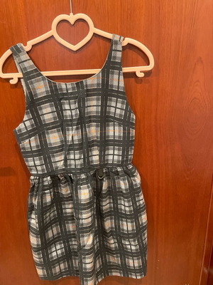 Bsb jeans mini checkered dress in A-line like new