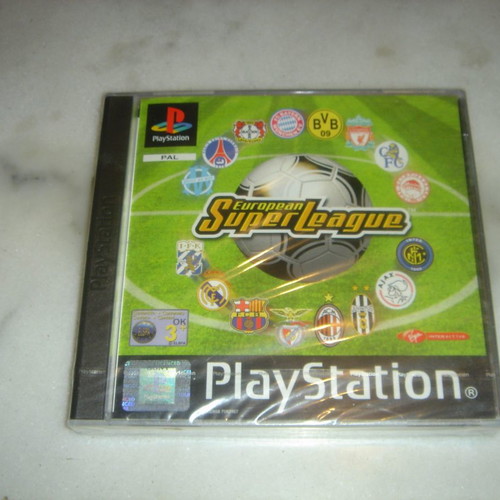 European Superleague game for PlayStation 1 new, sealed