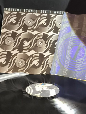 Rolling Stones Steel Wheels vinyl record used