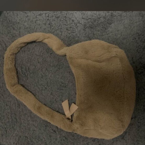 Shoulder bag like new, small light brown