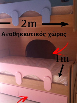 Χειροποίητη παιδική κουκέτα άριστης ποιότητας κατασκευής!!