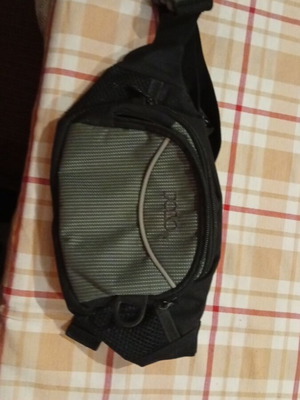 Polo τσαντάκι μεταχειρισμένο, μαύρο και γκρι