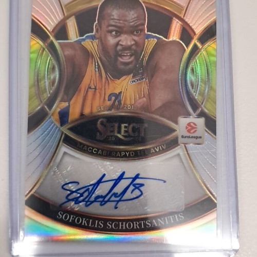 Panini Select Euroleague Sofoklis Schortsanitis Signature Card new