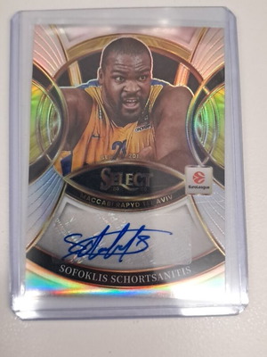 Panini Select Euroleague Sofoklis Schortsanitis Signature Card new