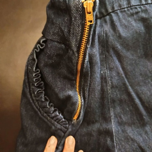Zara bootcut jeans used, size S, blue