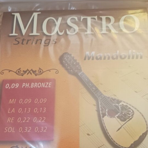 Mandolin strings Mastro 09 ph bronze new