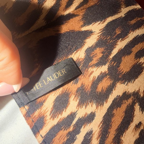 Estée Lauder Compact Mirror Limited Edition with Leopard and Croco Case