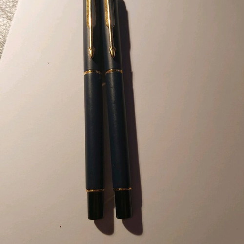 Parker set used, pen and fountain pen