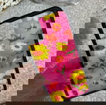  ροζ θηκη με κίτρινα λουλούδια wildflower για iphone 11 pro max