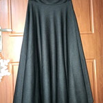 Body Plus black and white set: crop top and pleated skirt, size S