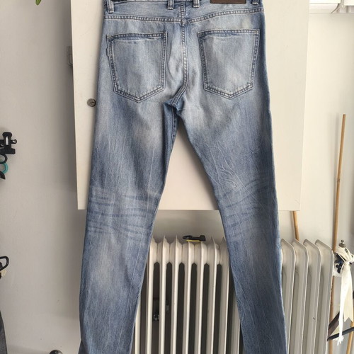 C&A men's jeans size S-M, like new, 100% cotton, blue