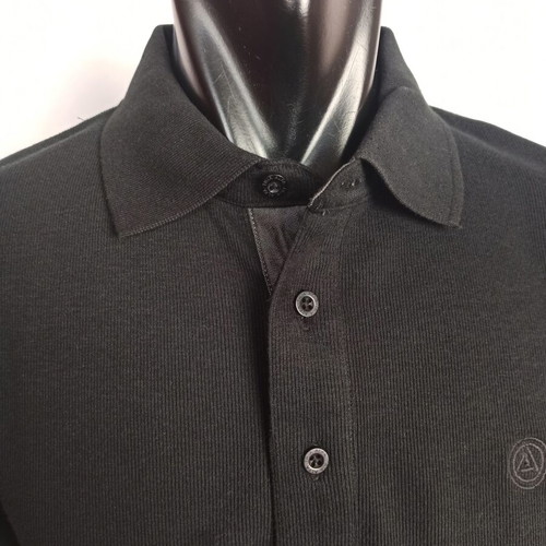 Tria Alfa Black Winter Polo Shirt New
