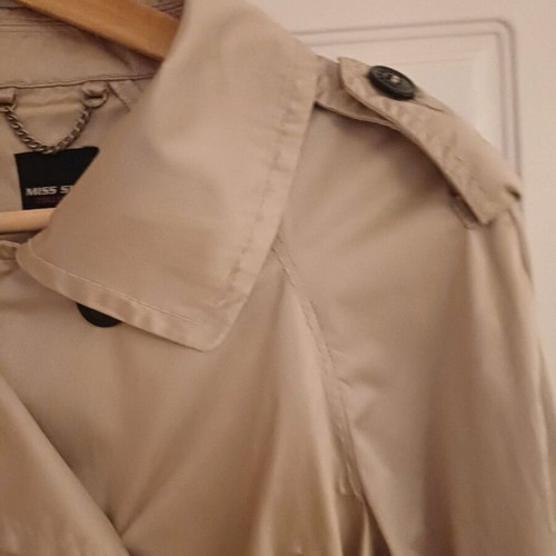 Miss Sixty beige trench coat medium/large like new
