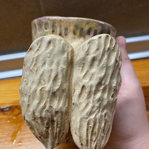 Ceramic mug handmade inspired by Good Omens, like new