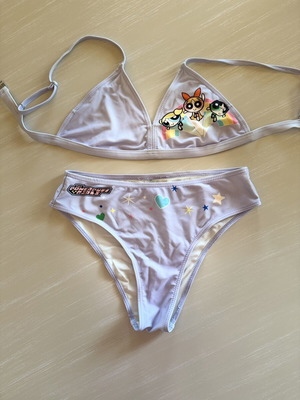 Powerpuff Girls Lilac Bikini for Girls Age 11, Like New