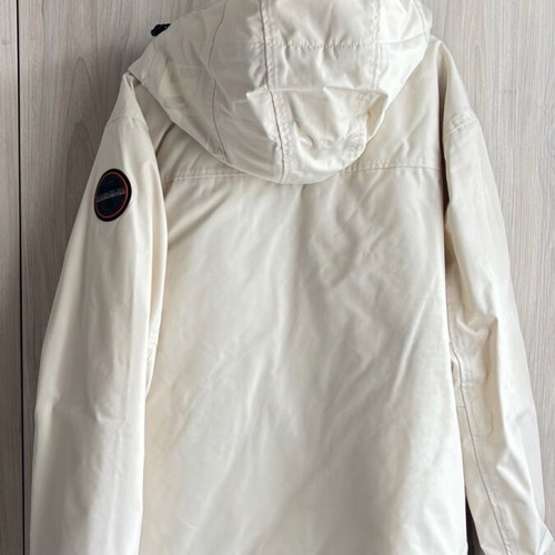 Napapijri Rainforest Anorak jacket like new, white beige
