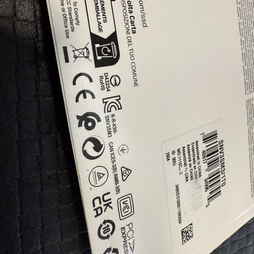 Kingston NV3 SSD 1TB M.2 Gen 4 sealed new