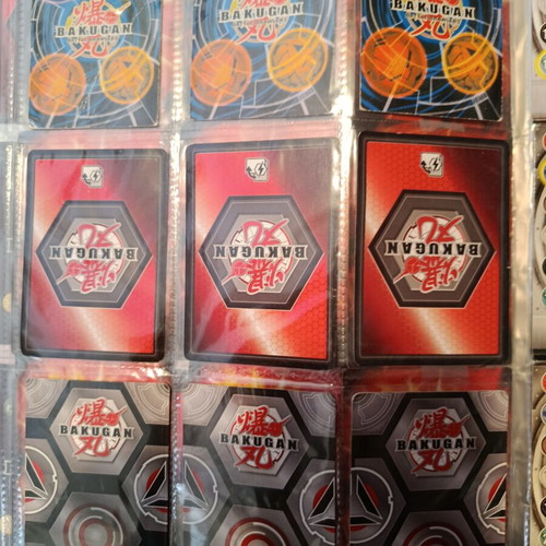 Bakugan metal cards set of 18 like new
