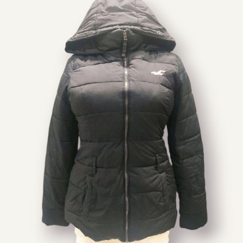 Hollister winter jacket used, size S, dark blue