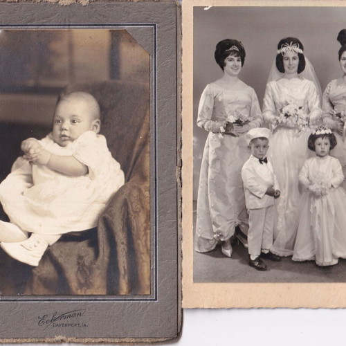 Portrait photos pack of 25 used, various sizes