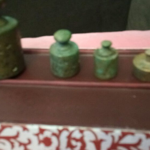 Brass scales used, pack of 4, 400 gr, Austria origin