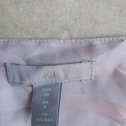 H&M sleeveless top like new, dusty pink, size S