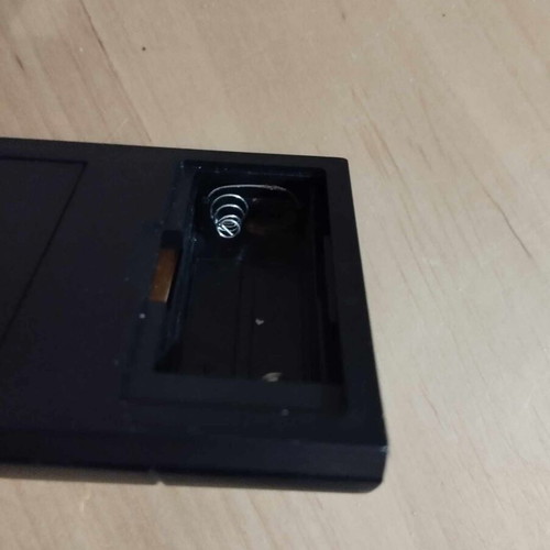 SABA TV TC-415 remote control used with battery compartment rust