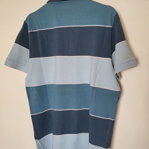 Lacoste tricolor polo shirt like new, size L