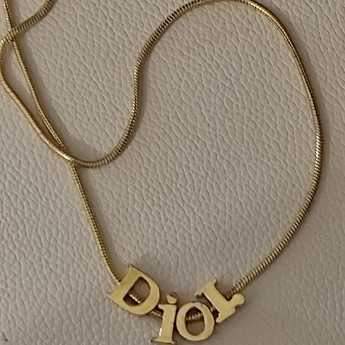 Dior DIO(R) Evolution Gold Plated Necklace like new