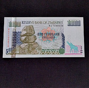 ZIMBABWE, 1000 DOLLARS, 2003.