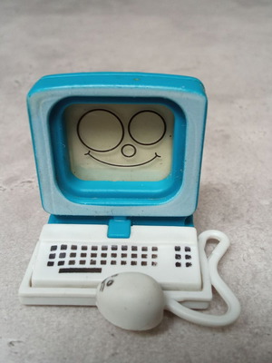 Collectible plastic computer decoration 1990s used