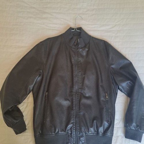 Leather jacket Vintage Industries XXL like new, dark brown