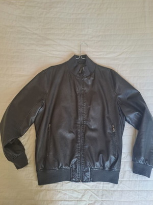 Leather jacket Vintage Industries XXL like new, dark brown