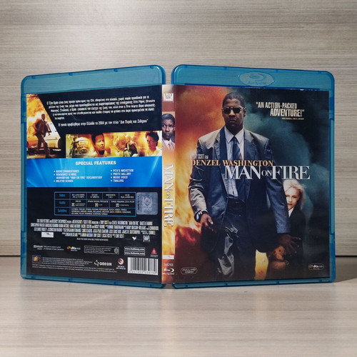 Man on Fire Blu-Ray used with Greek subtitles