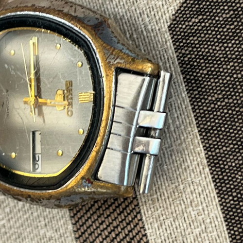 Seiko 5 Automatic wristwatch, silver