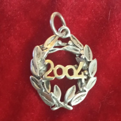Silver Pin 925 used, diameter 3.3cm x 2cm