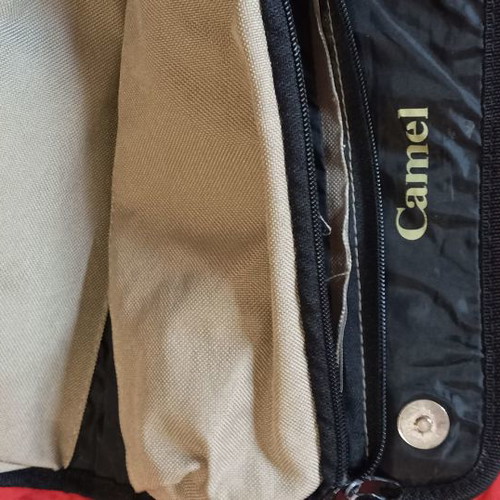 Travel toiletry bag used, brand Camel