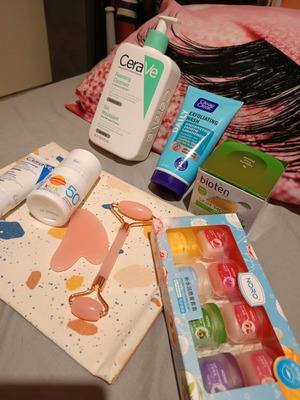 Skincare and body care set brand new with CeraVe, Bioten, Carroten