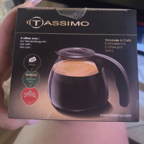 Tassimo glass coffee pot new in box