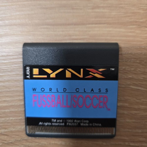 World Class Fussball Soccer Atari Lynx game used