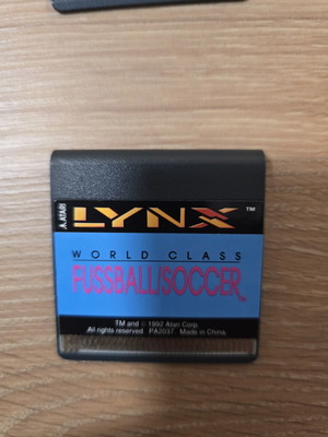 World Class Fussball Soccer Atari Lynx game used