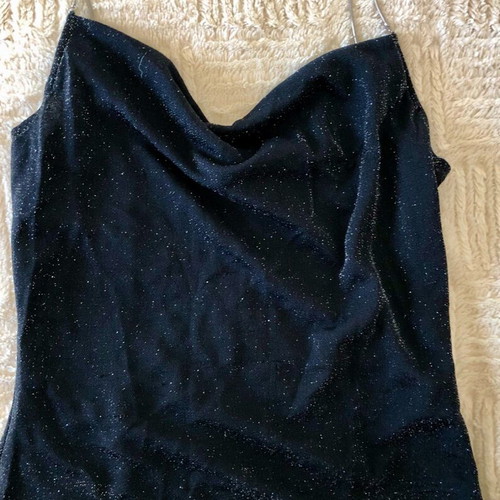 River Island evening top used, black, size S