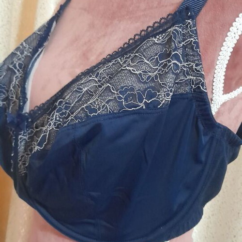 Marks & Spencer μπλε δαντελένιο σουτιέν μέγεθος EUR 90K