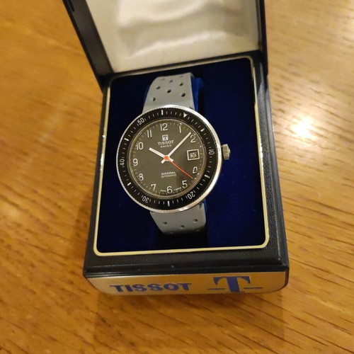 Tissot Sideral Dive automatic watch used with original strap and box