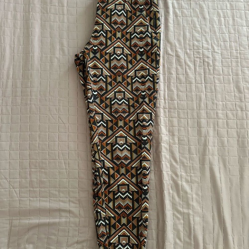 H&M patterned high-waisted pants like new, size 36